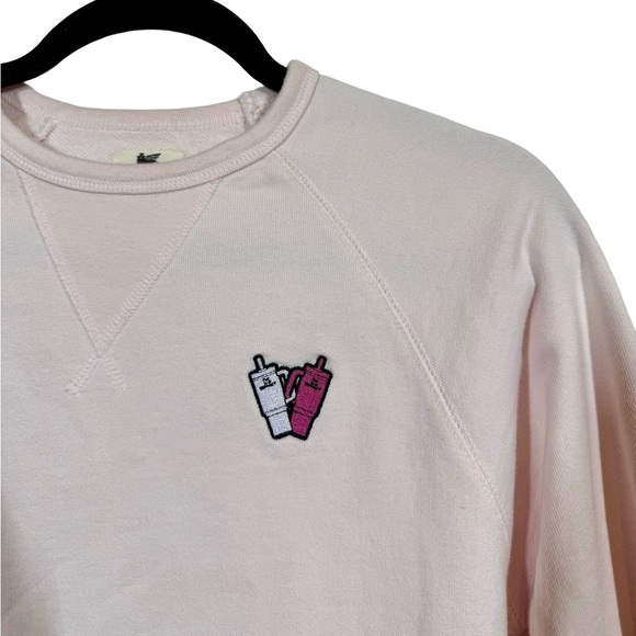 Stanley The Quencher Love Embroidered Sweatshirt Rose Quartz- Still Full Price - Picture 7 of 12